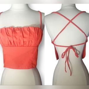 NWOT Princess Polly Backless Strapy Crop Top New Size 2 Size 8